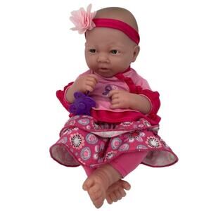 Berenguer Newborn Baby Girl Doll Realistic with Outfit Headband 12 Inch
